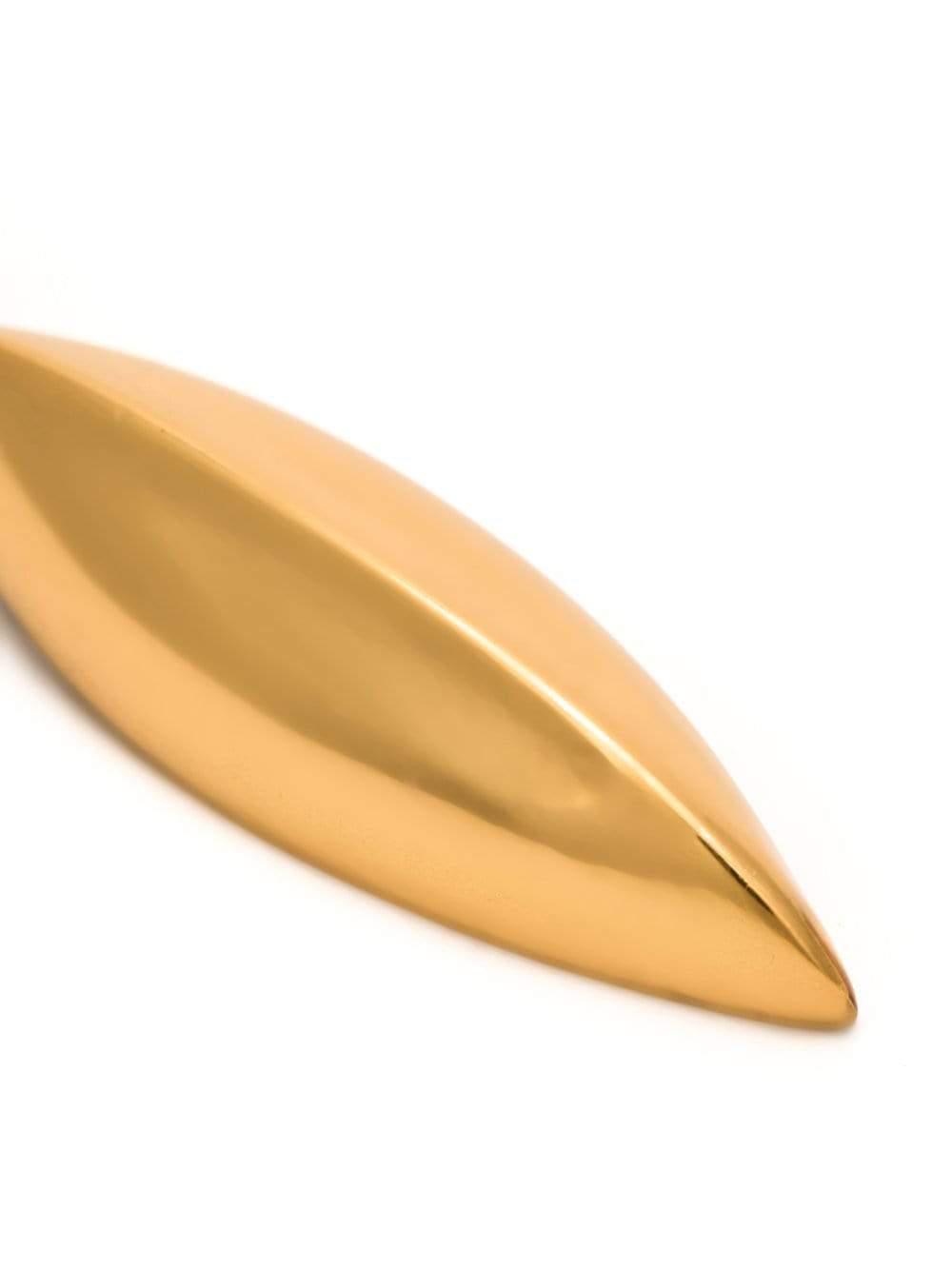OSCAR DE LA RENTA-Russian Disk Clip Earrings-RUSSGOLD