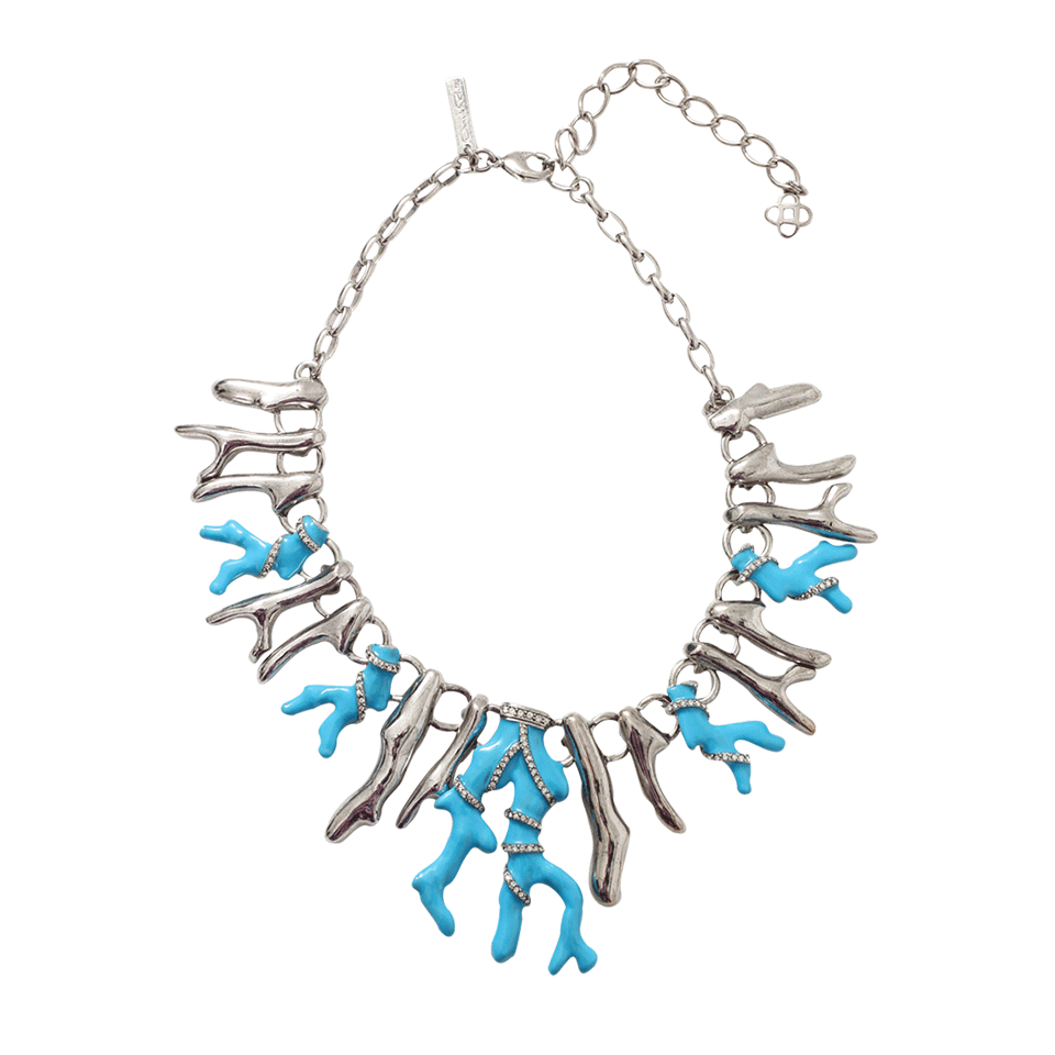 OSCAR DE LA RENTA-Resin Coral Necklace-CAPRI