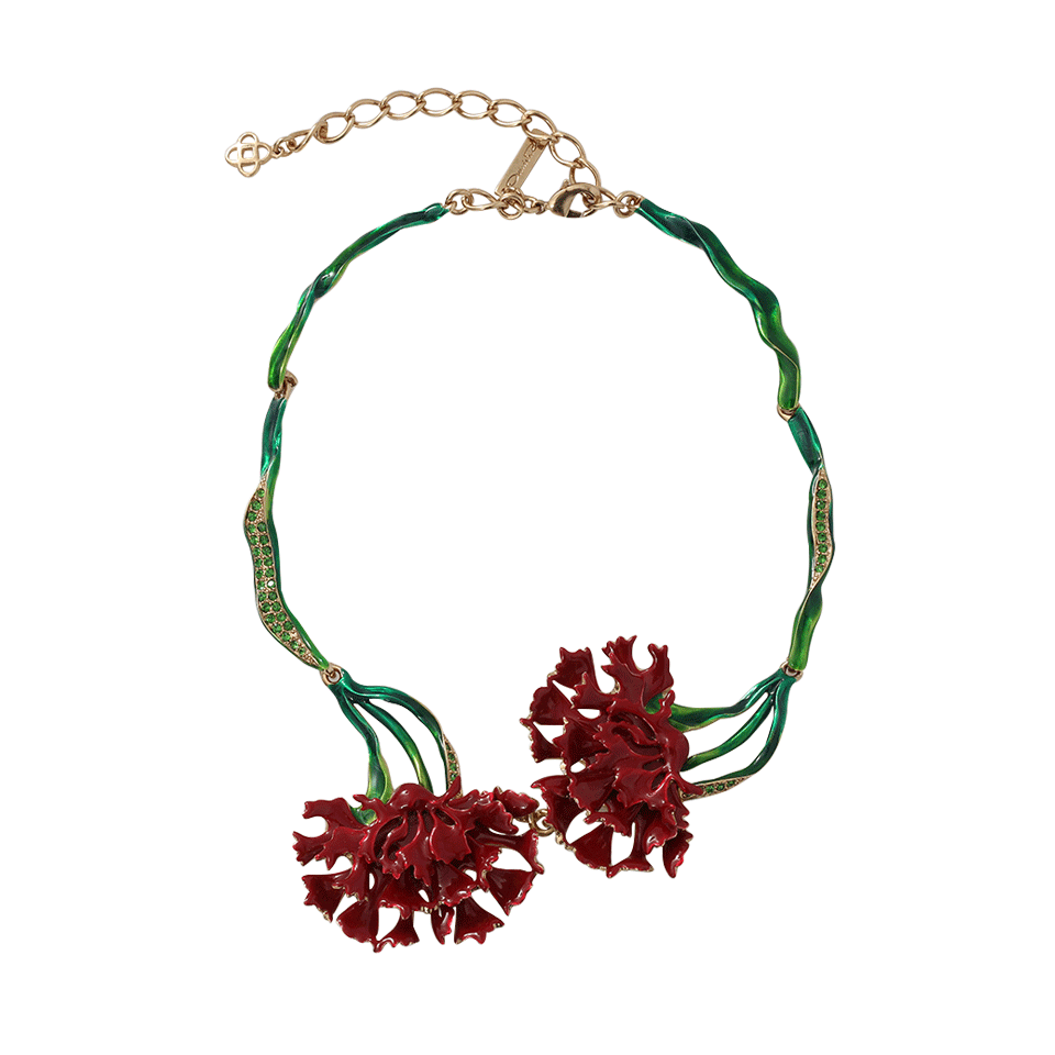 OSCAR DE LA RENTA-Carnation Necklace-CARNATIN