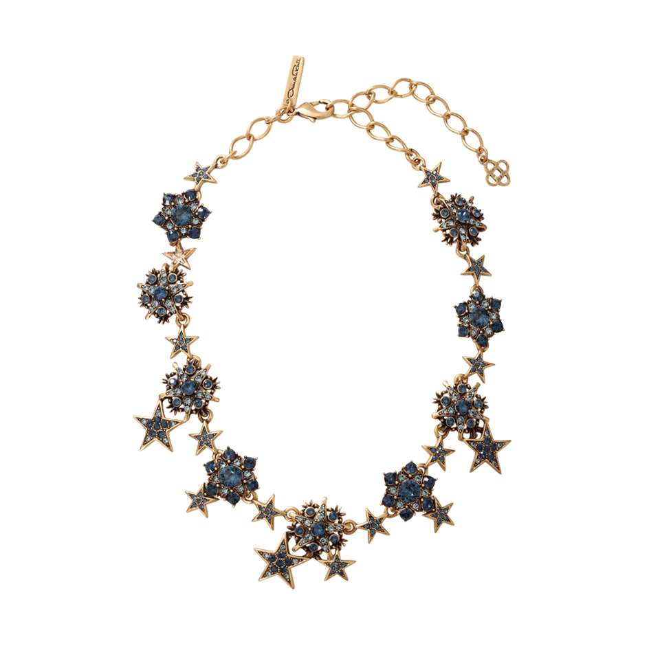 OSCAR DE LA RENTA-Stars Necklace-NAVY