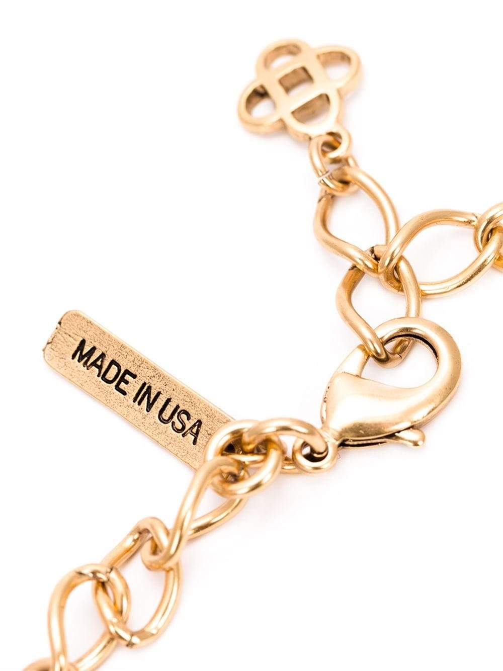 OSCAR DE LA RENTA-Disk Necklace-PINK