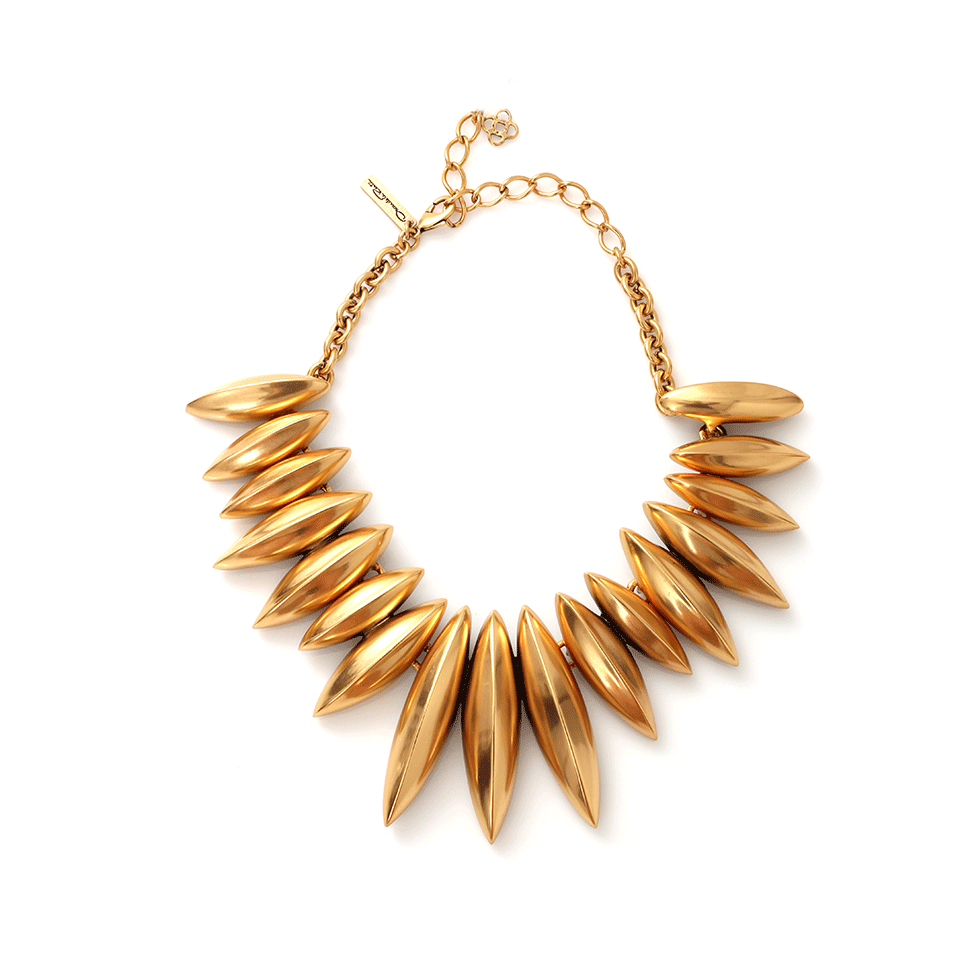 OSCAR DE LA RENTA-Russian Disk Necklace-RUSSGOLD