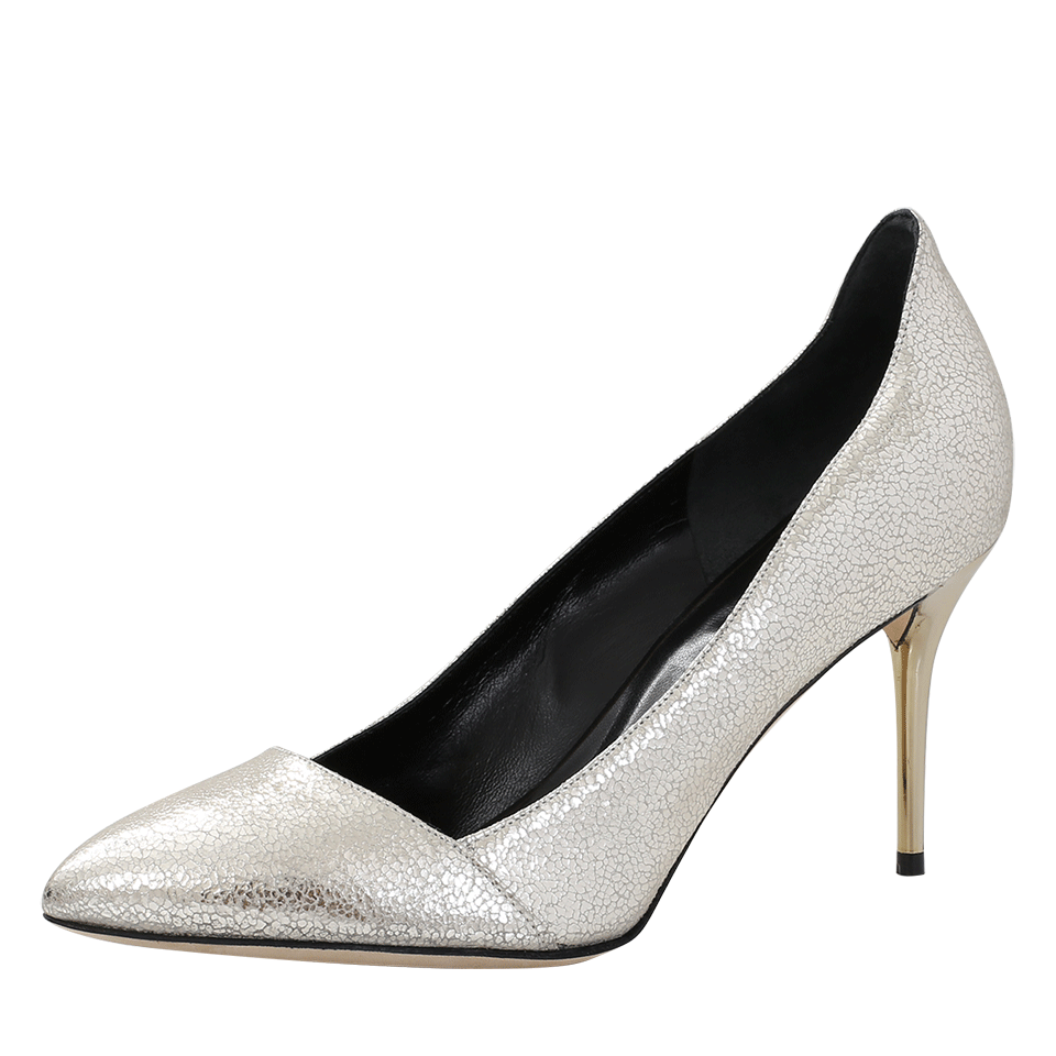OSCAR DE LA RENTA-Cami Crack Metallic Pump-