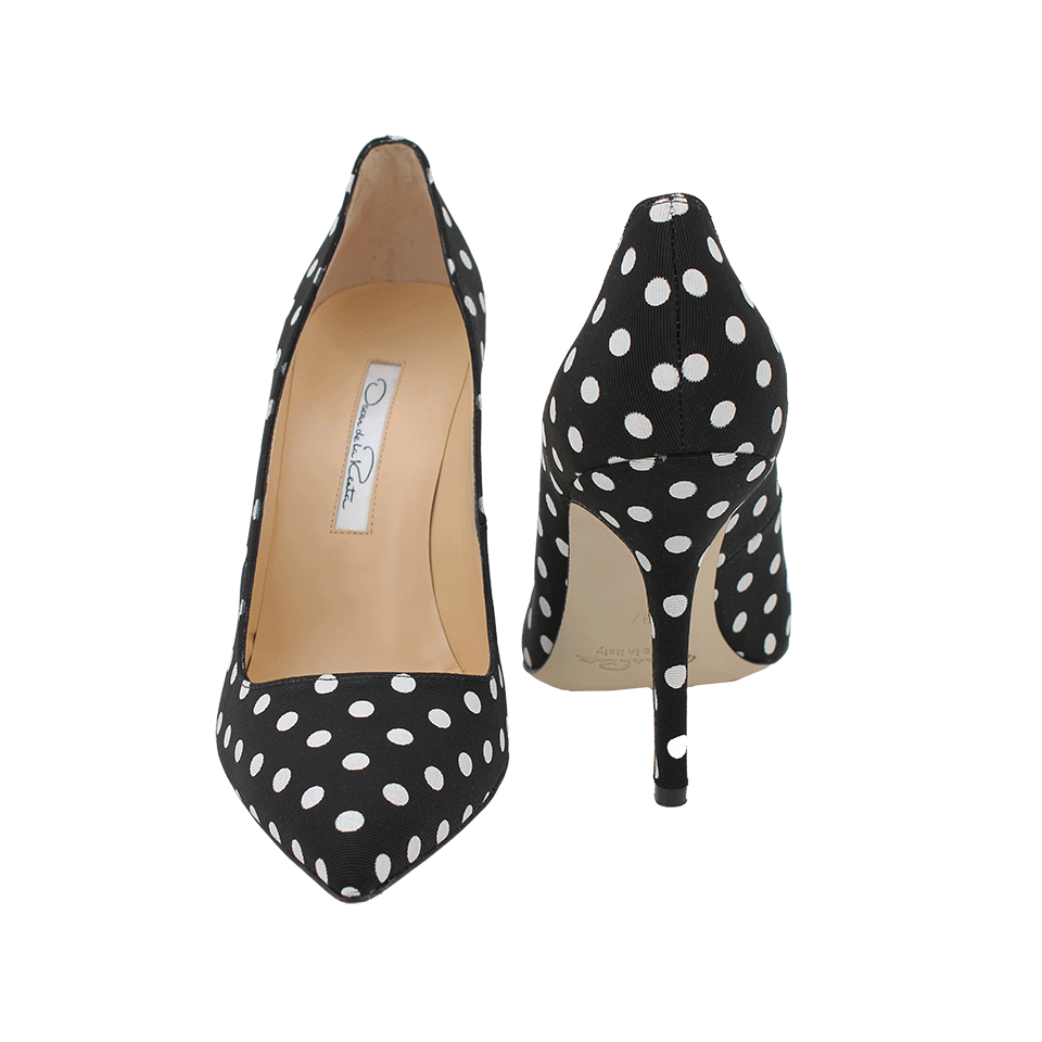OSCAR DE LA RENTA-Mimi Polka Dot Pump-