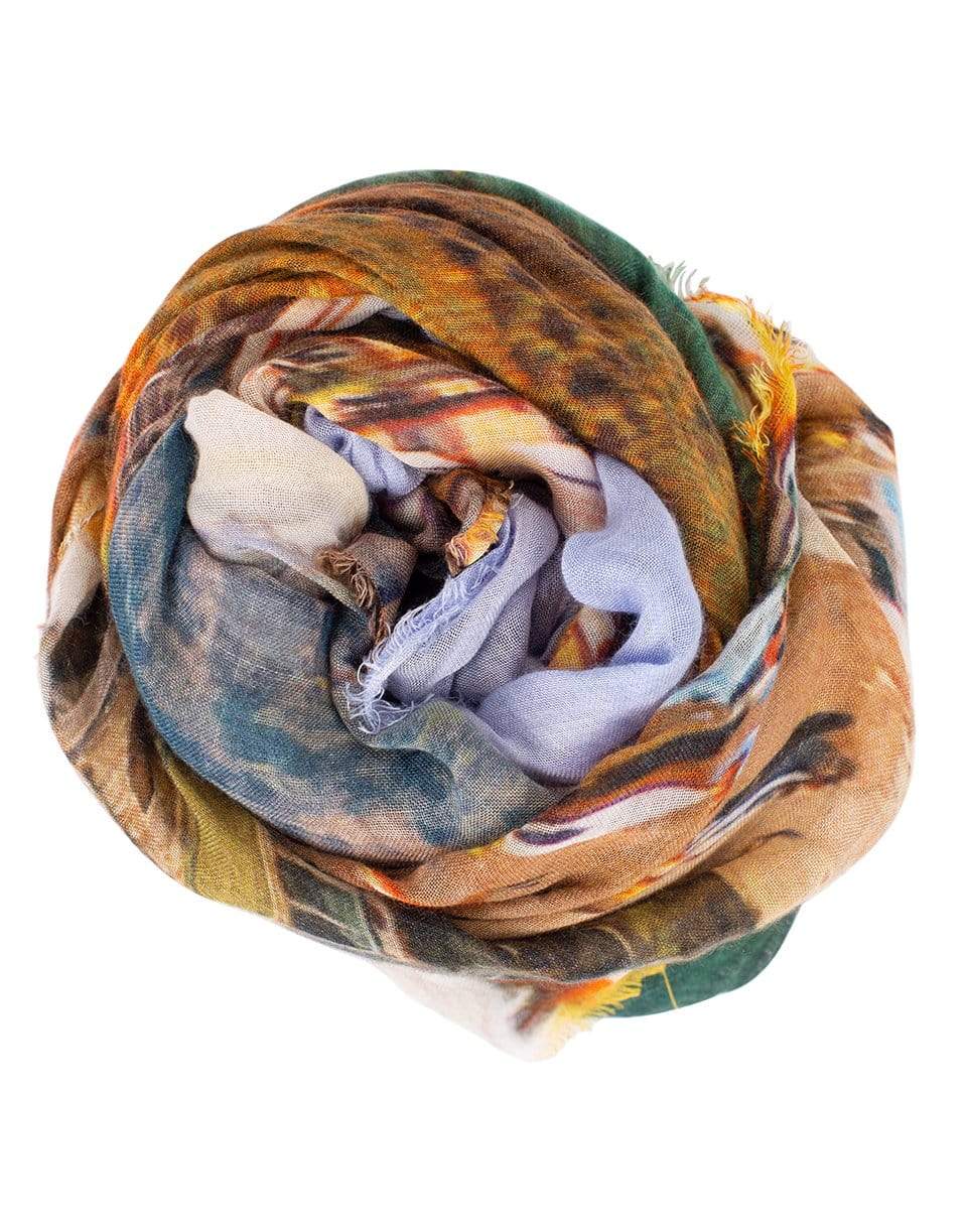 OTTOTREDICI-Positano Scarf-BLU/YLLW