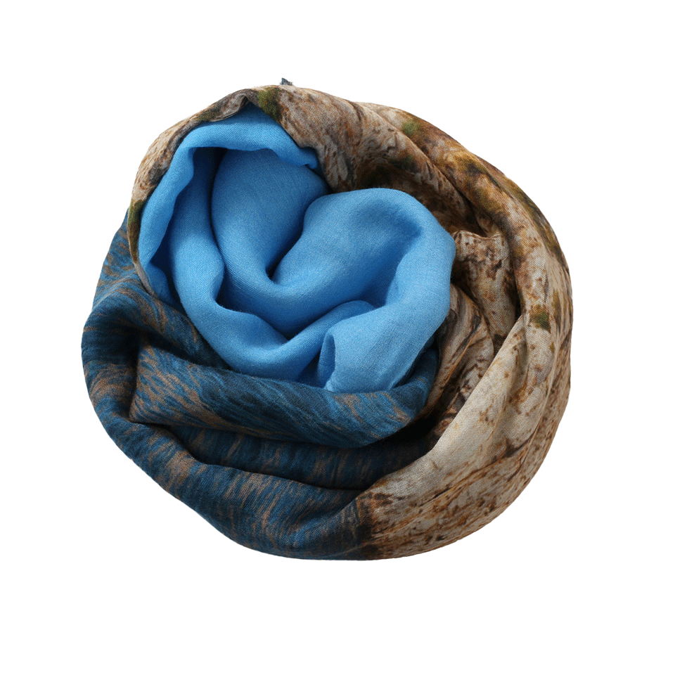 OTTOTREDICI-Enrico Rock Water Scarf-ROCK