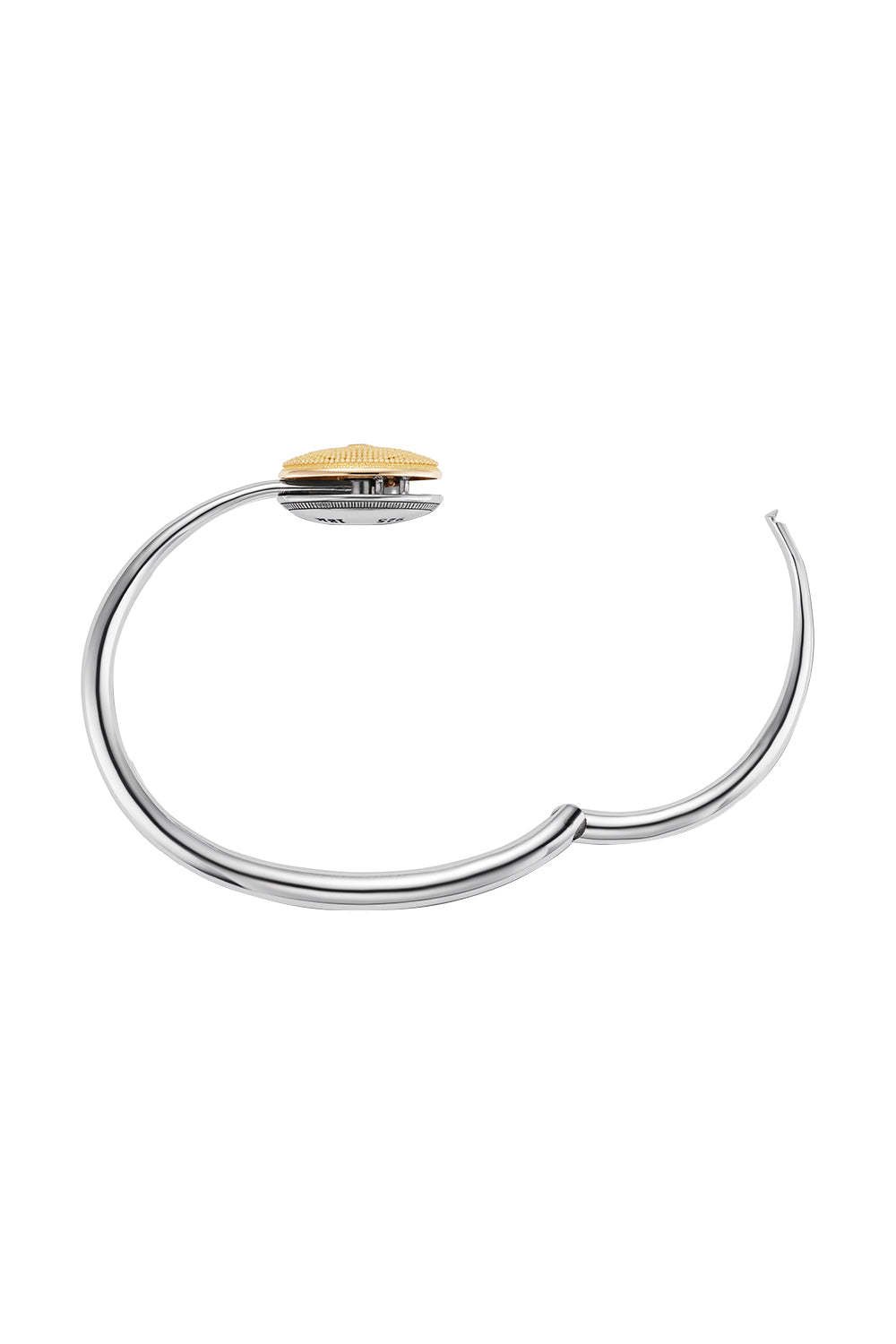 Mixed Metal Oval Musgrave Bracelet-SILVER-6.5-7-JEWELRYFINE JEWELBRACELET O-MARLA AARON