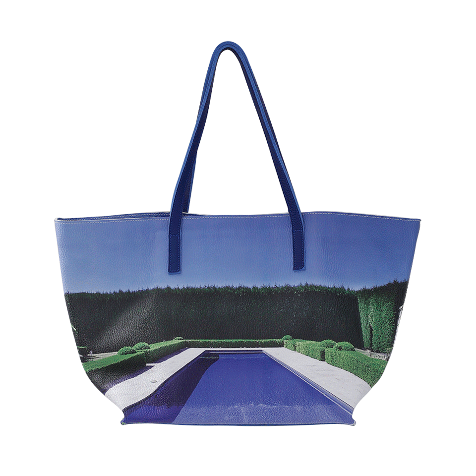 PAIGE GAMBLE-Pebbled Leather Tote-MULTI