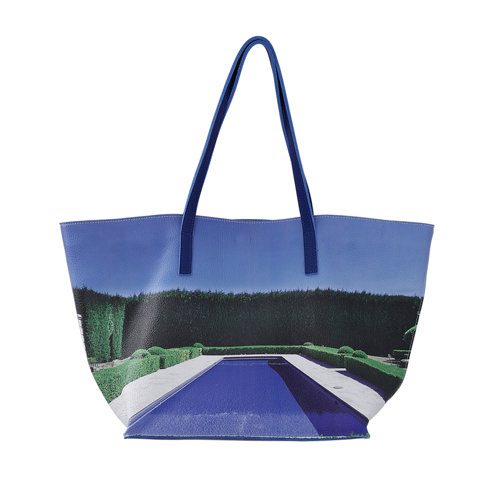 PAIGE GAMBLE-Pebbled Leather Tote-MULTI