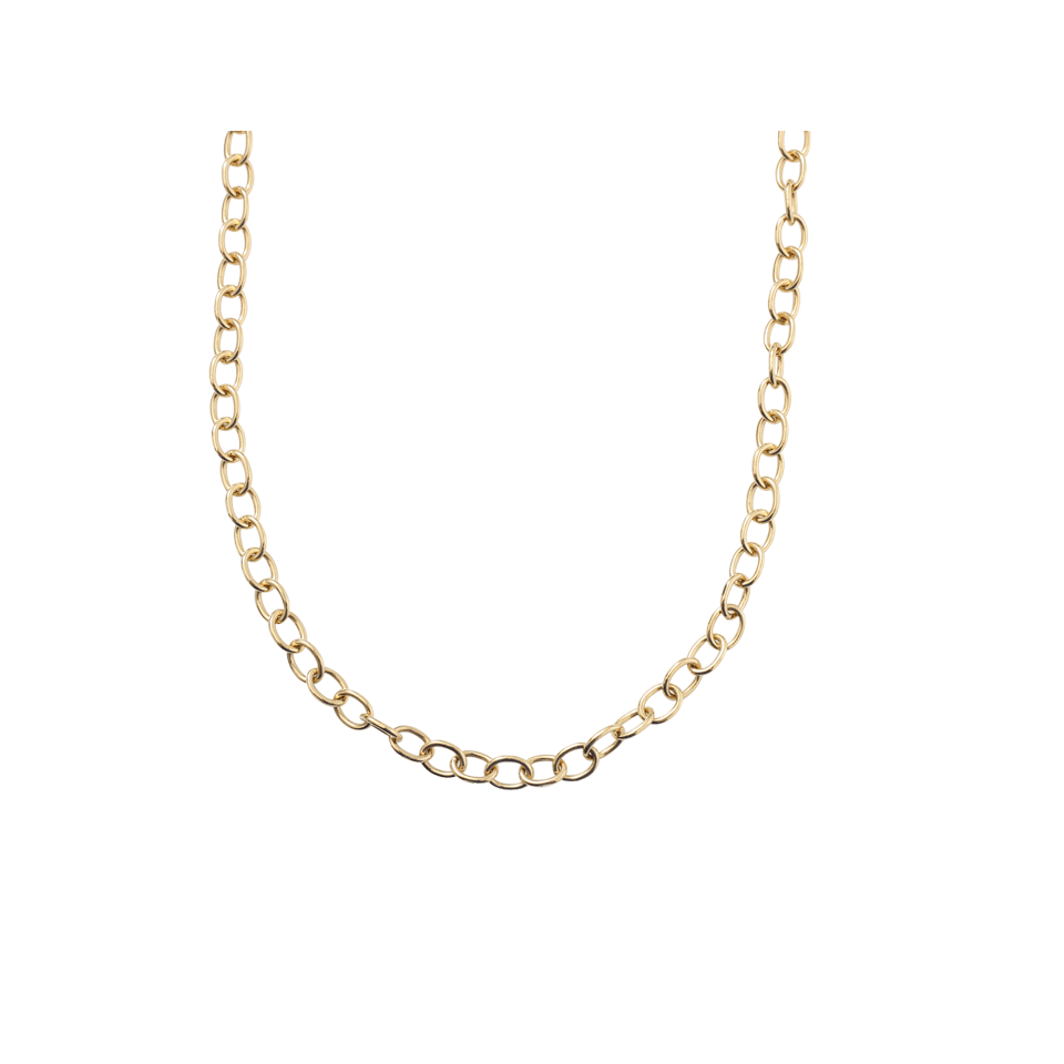 PAMELA HUIZENGA-Oval Link Chain-YELLOW GOLD