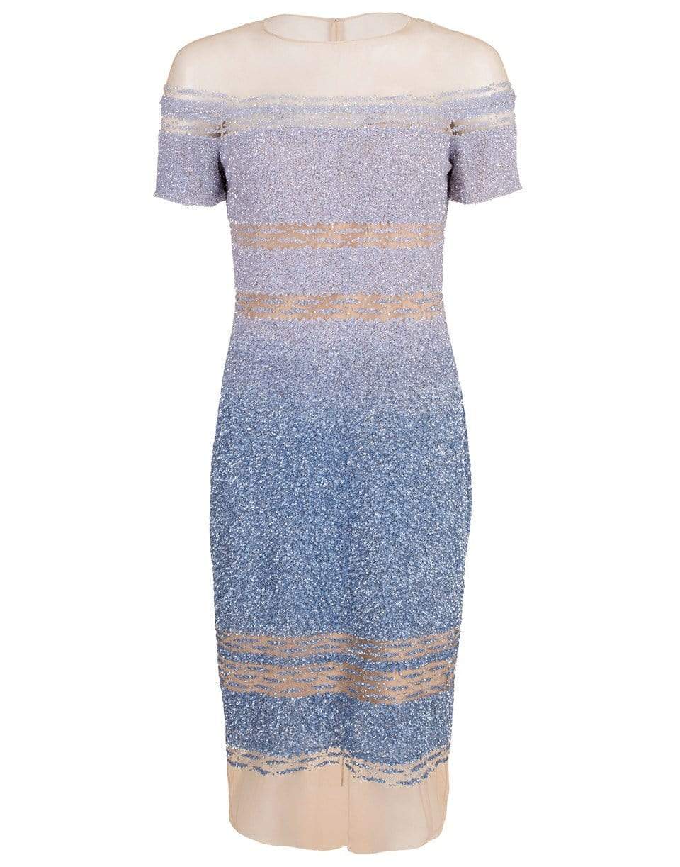 PAMELLA ROLAND-Degrade Sequin Dress-