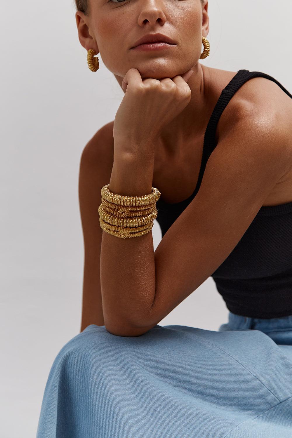 Capital Bracelet-YELLOW-15-JEWELRYBOUTIQUEBRACELET O-PAOLA SIGHINOLFI