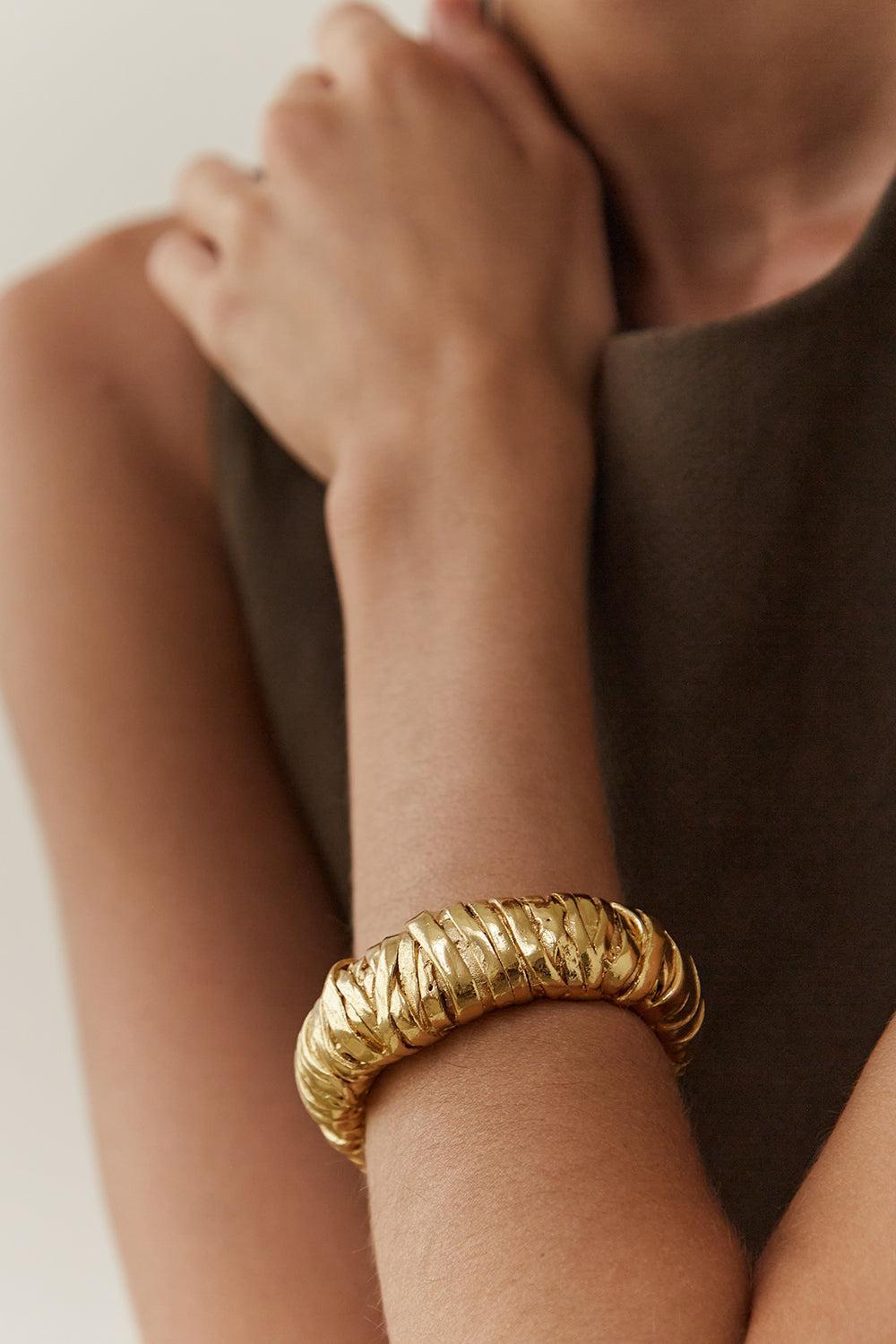Wrap Bracelet-YELLOW-15-JEWELRYBOUTIQUEBRACELET O-PAOLA SIGHINOLFI