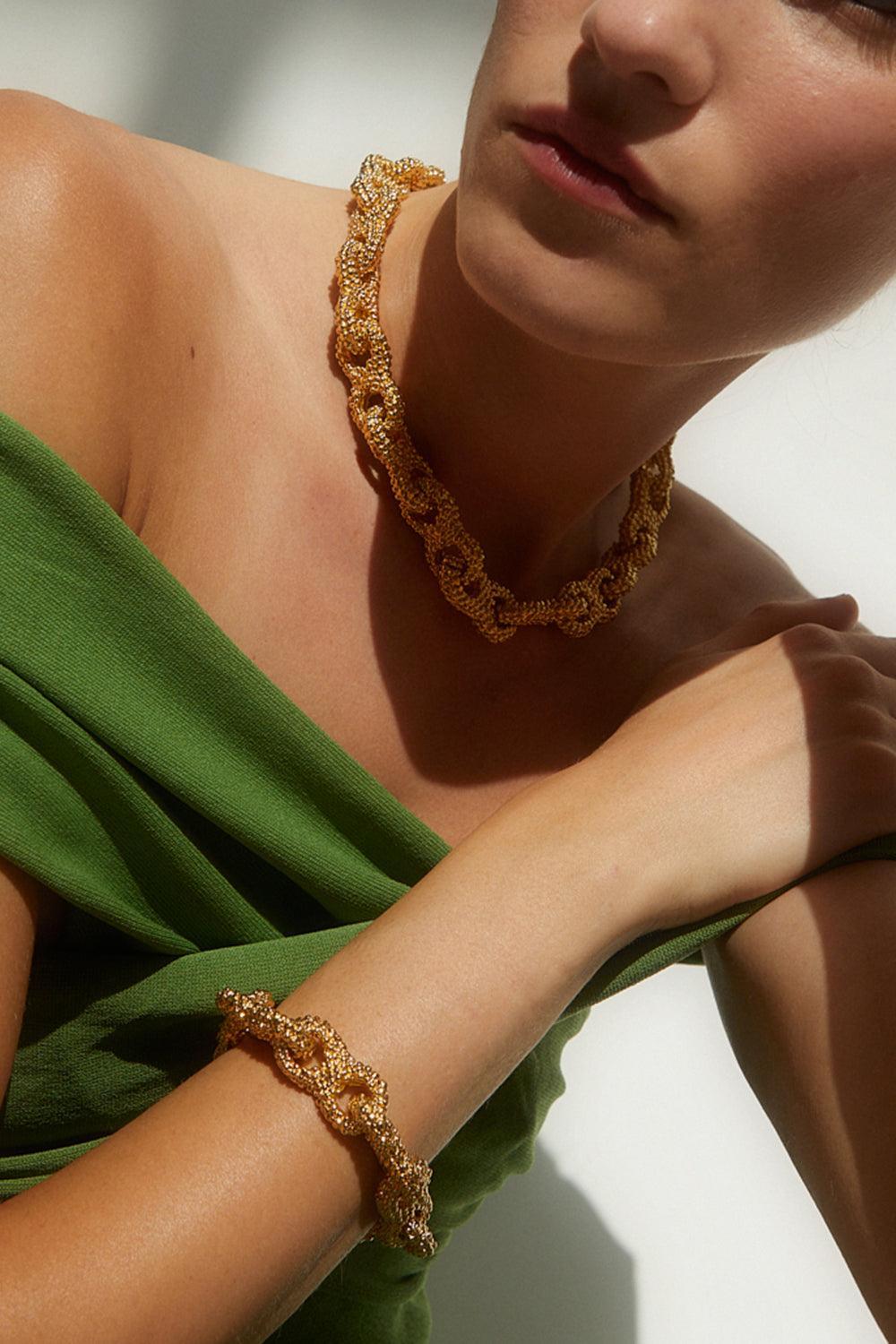 Vega Necklace-YELLOW-JEWELRYBOUTIQUENECKLACE O-PAOLA SIGHINOLFI