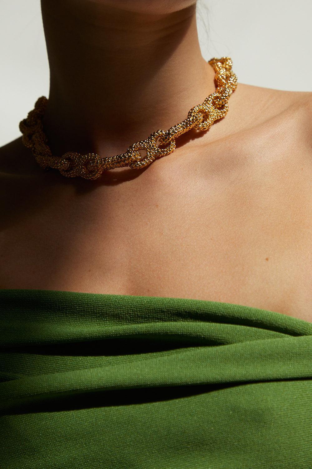 Vega Necklace-YELLOW-JEWELRYBOUTIQUENECKLACE O-PAOLA SIGHINOLFI