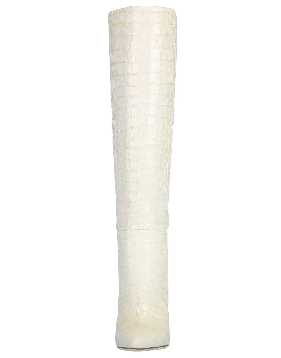 PARIS TEXAS-Moc Croco Tall Stiletto Boots-