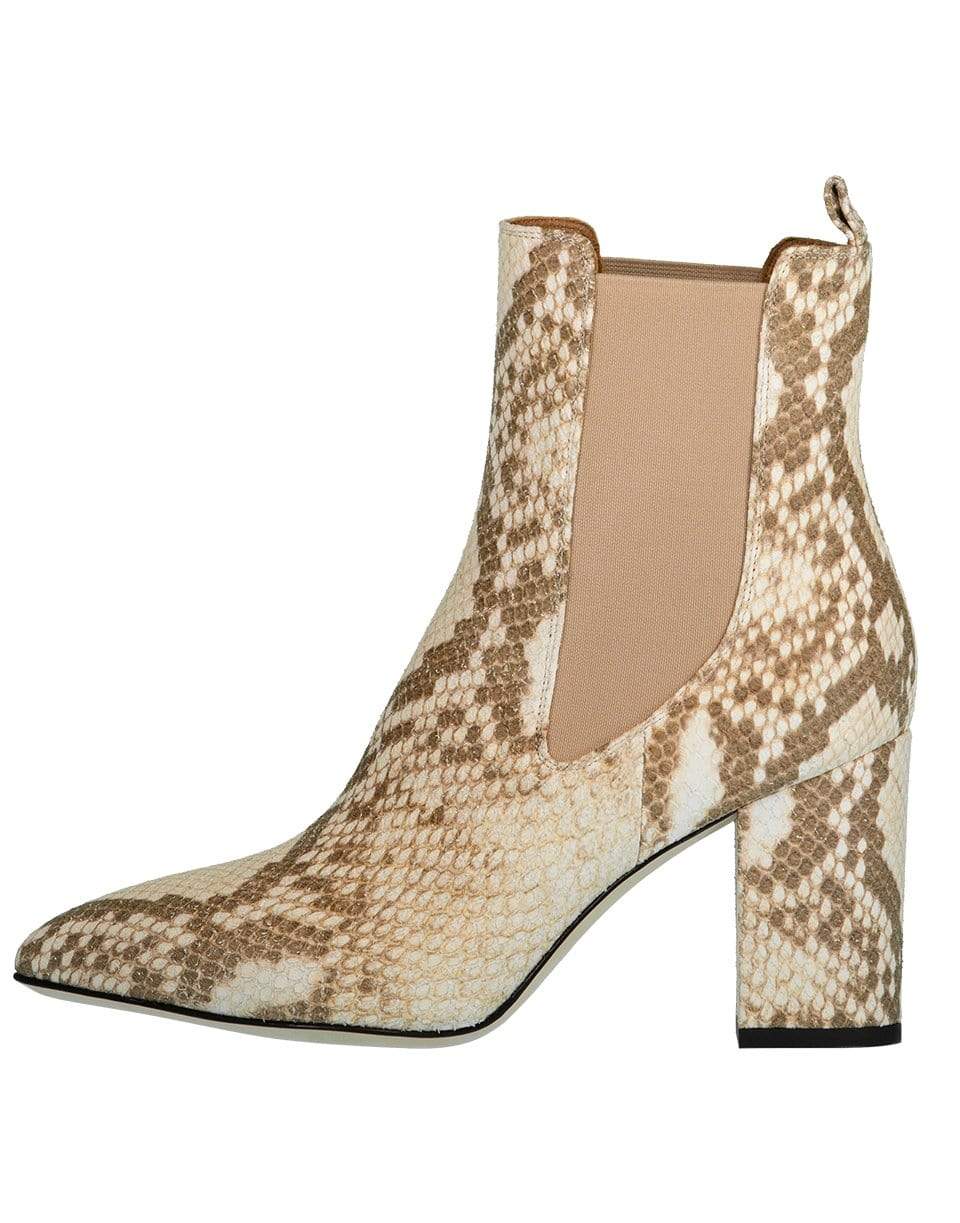 PARIS TEXAS-Faded Python Print Ankle Boot-