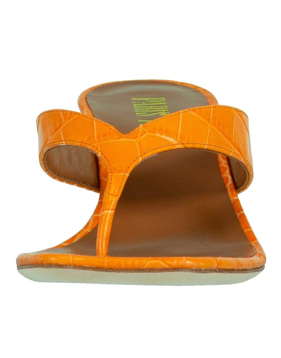 PARIS TEXAS-Moc Croco Thong Sandal-