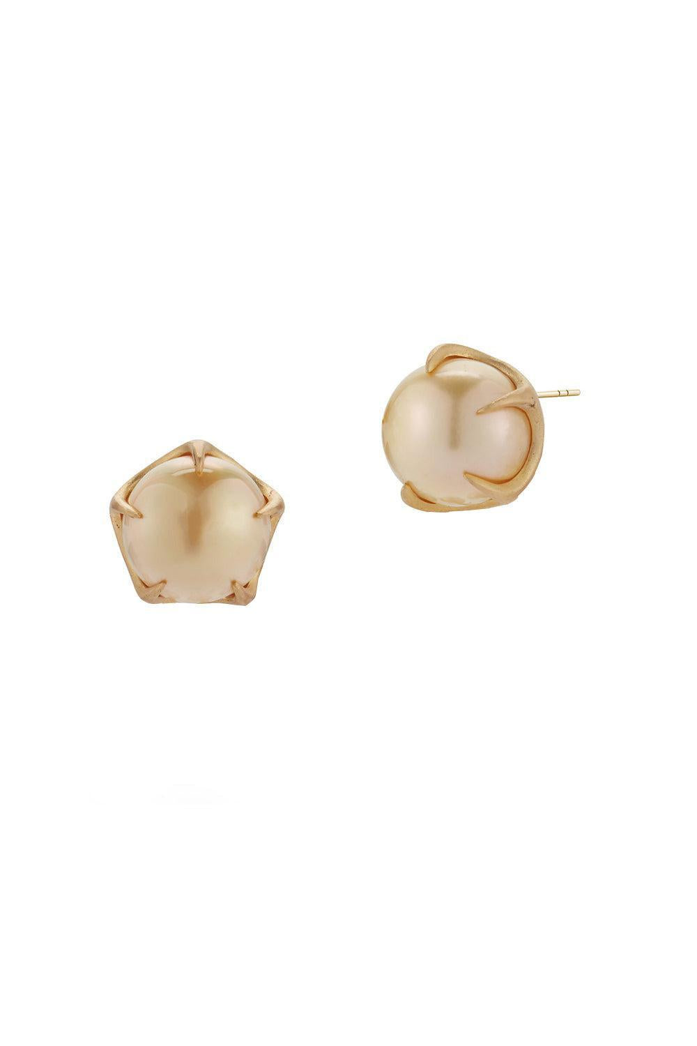 Not Your Grandmother Pearl Earrings-YELLOW GOLD-JEWELRYFINE JEWELEARRING-PARULINA