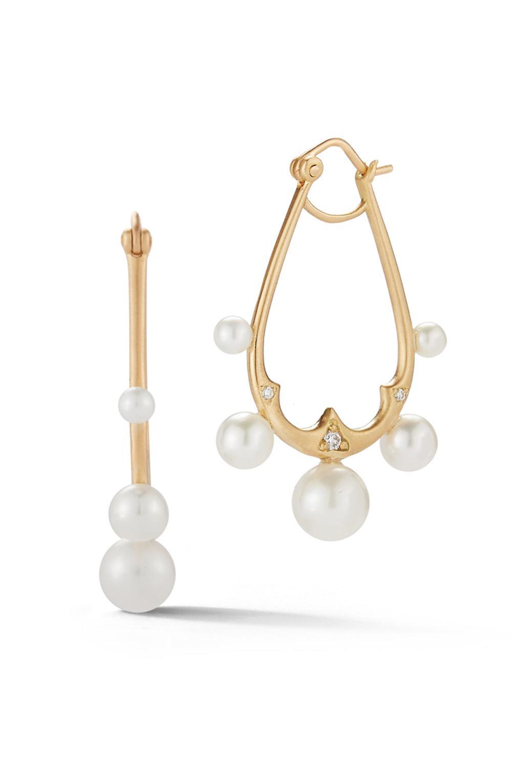 Pearl Diamond Serengeti Earrings-YELLOW GOLD-S-JEWELRYFINE JEWELEARRING-PARULINA