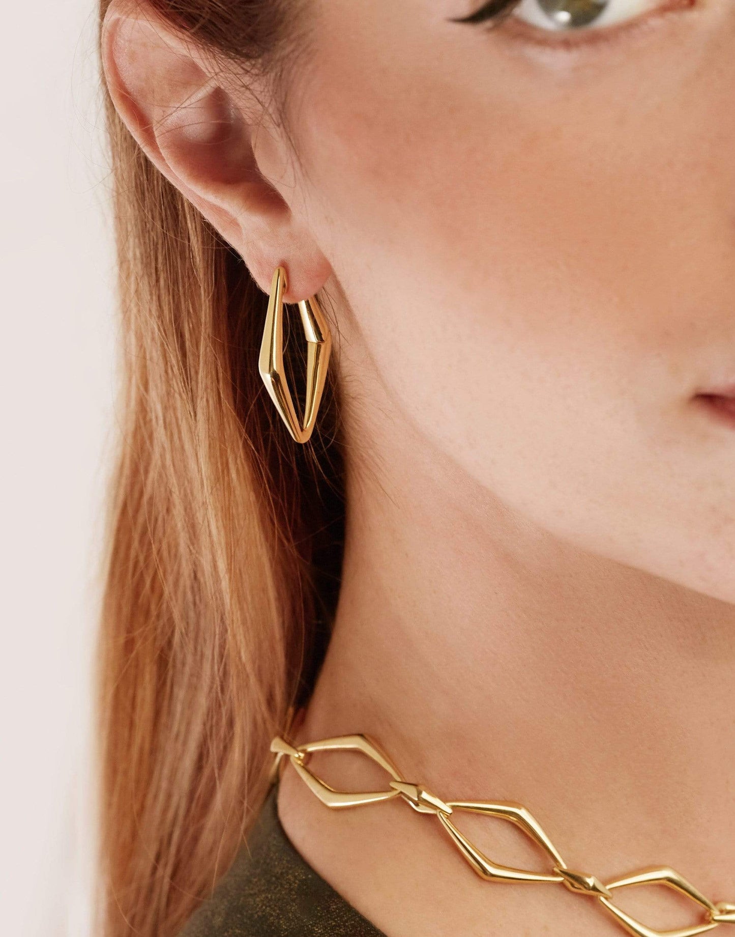 PARULINA-Uptown Girl Medium Hoops-YELLOW GOLD