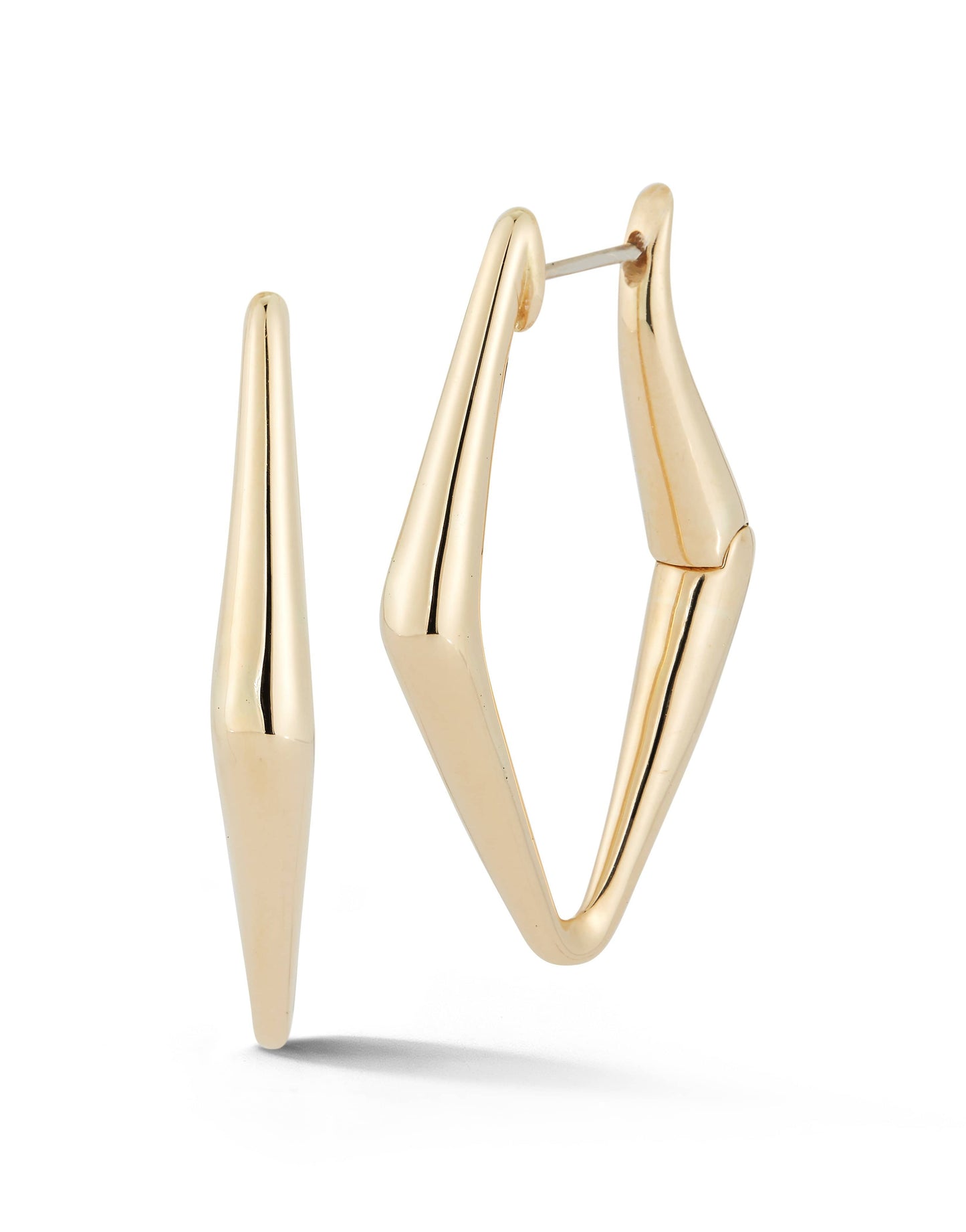 PARULINA-Uptown Girl Medium Hoops-YELLOW GOLD