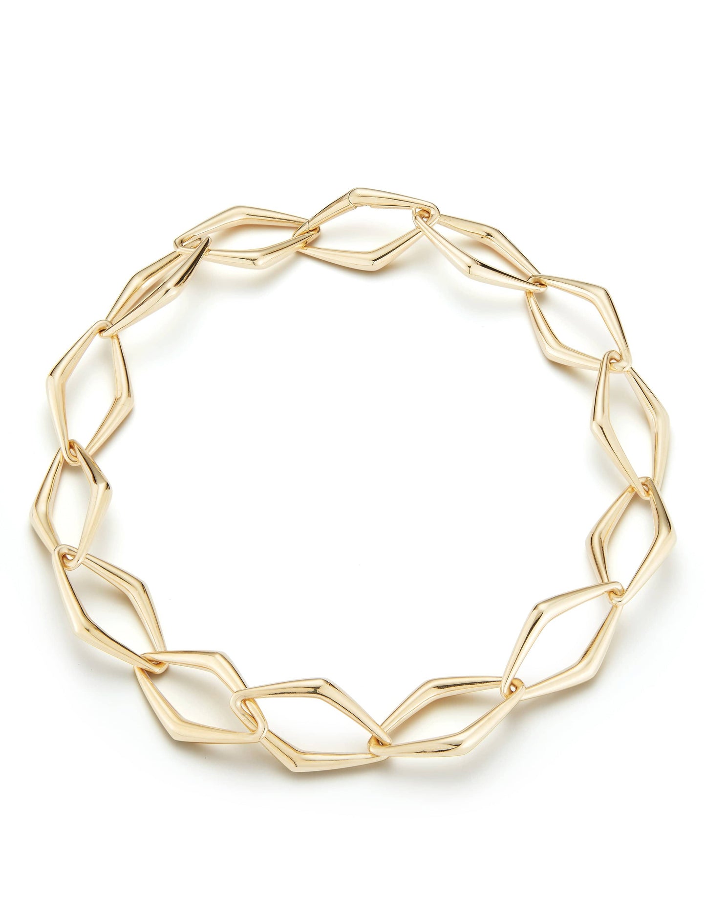PARULINA-Chunkalicious Large Gold Link Necklace-YELLOW GOLD