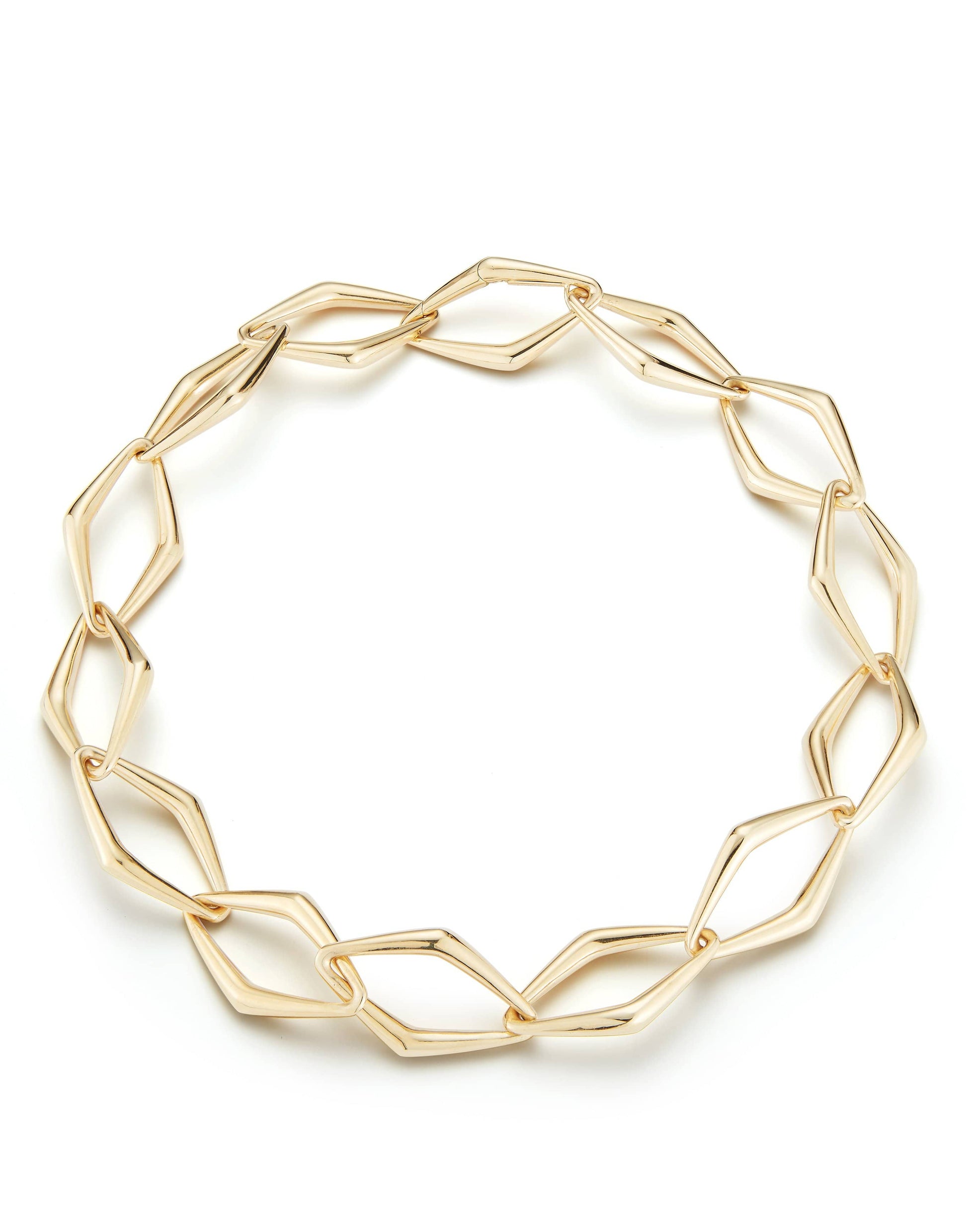 PARULINA-Chunkalicious Large Gold Link Necklace-YELLOW GOLD