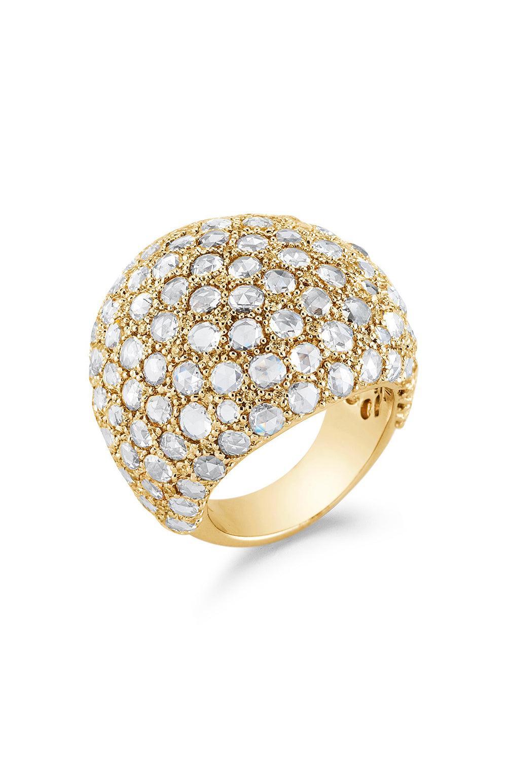 Domed Diamond Ecclesia Ring-YELLOW GOLD-7-JEWELRYFINE JEWELRING-PARULINA
