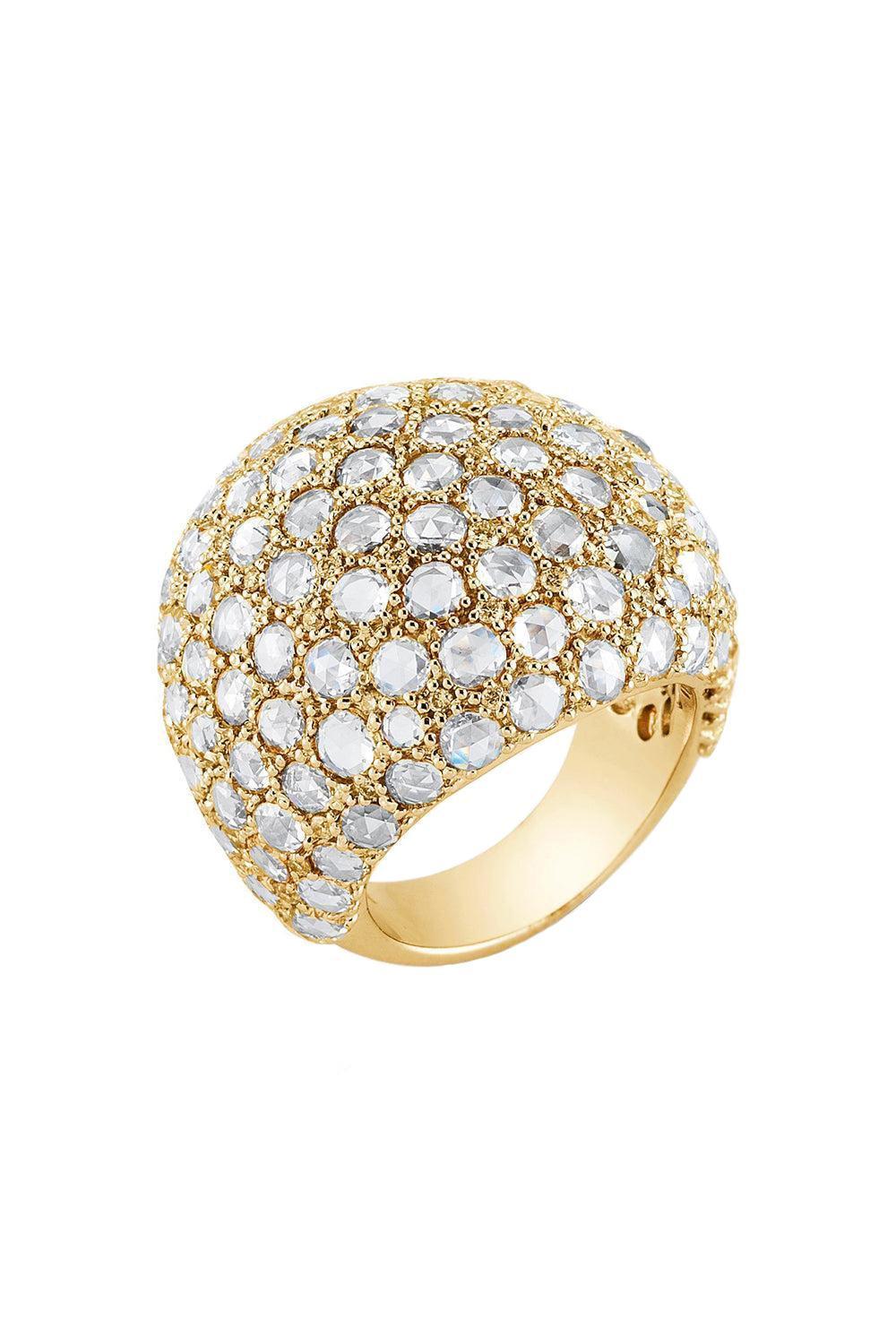Domed Diamond Ecclesia Ring-WHITE GOLD-6.5-JEWELRYFINE JEWELRING-PARULINA