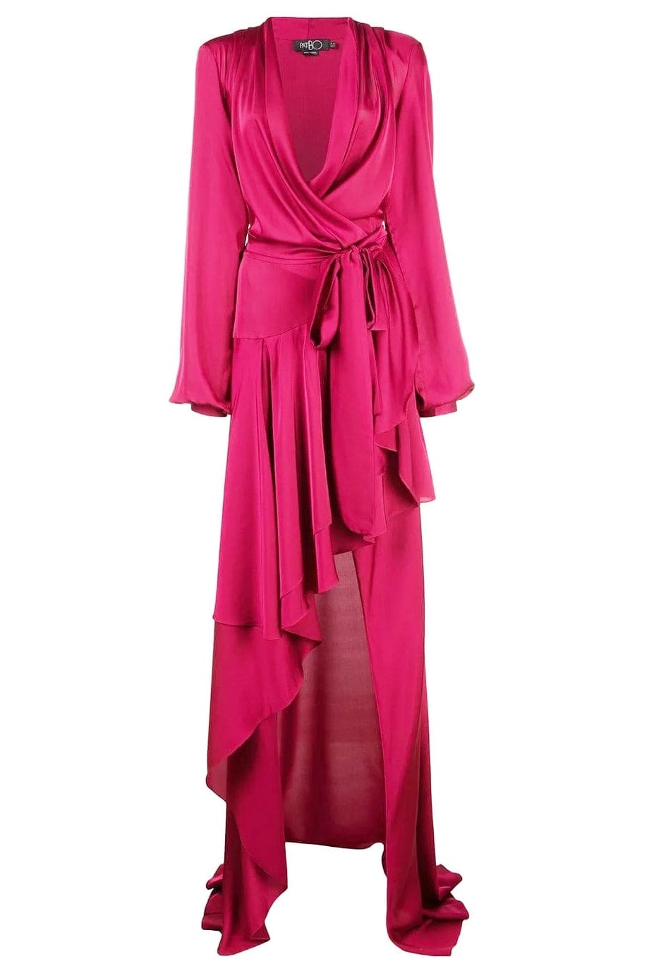 PATBO-Hi-Low Maxi Wrap Dress-