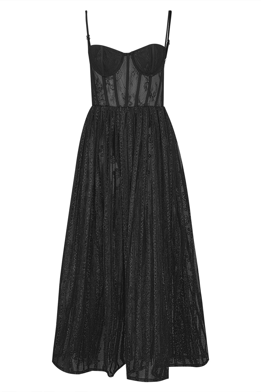 PATBO-Bustier Midi Dress-