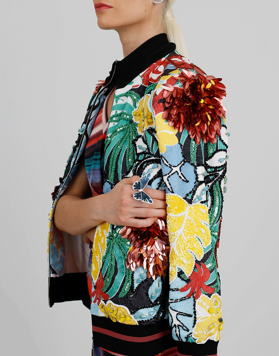 PATBO-Embellished Bomber Jacket-