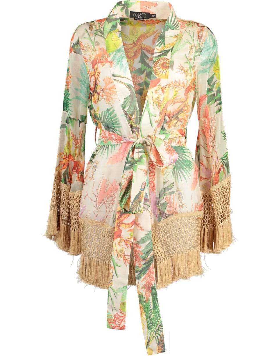 PATBO-Oasis Fringe Kimono-