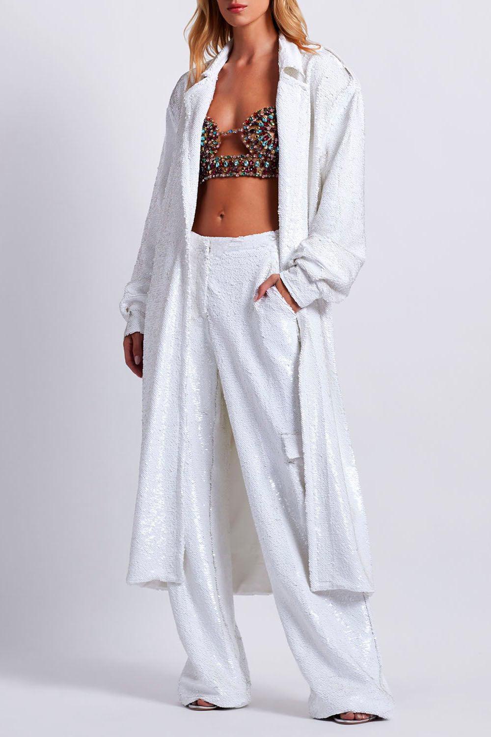 PATBO-Sequin Cargo Pant-