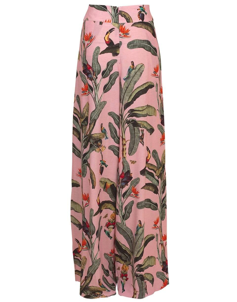 PATBO-Tropical Tie Waist Pant-