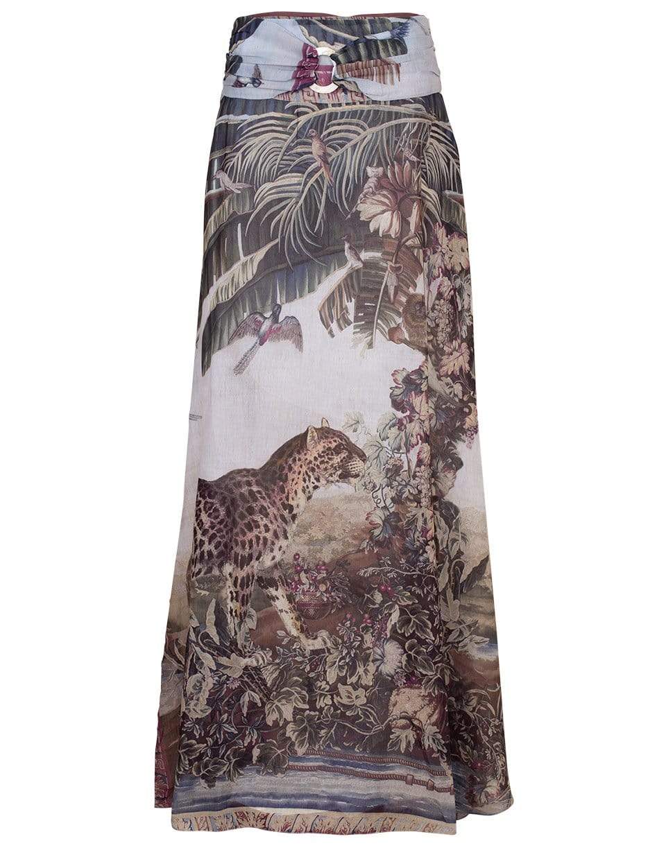 PATBO-Belted Maxi Skirt-