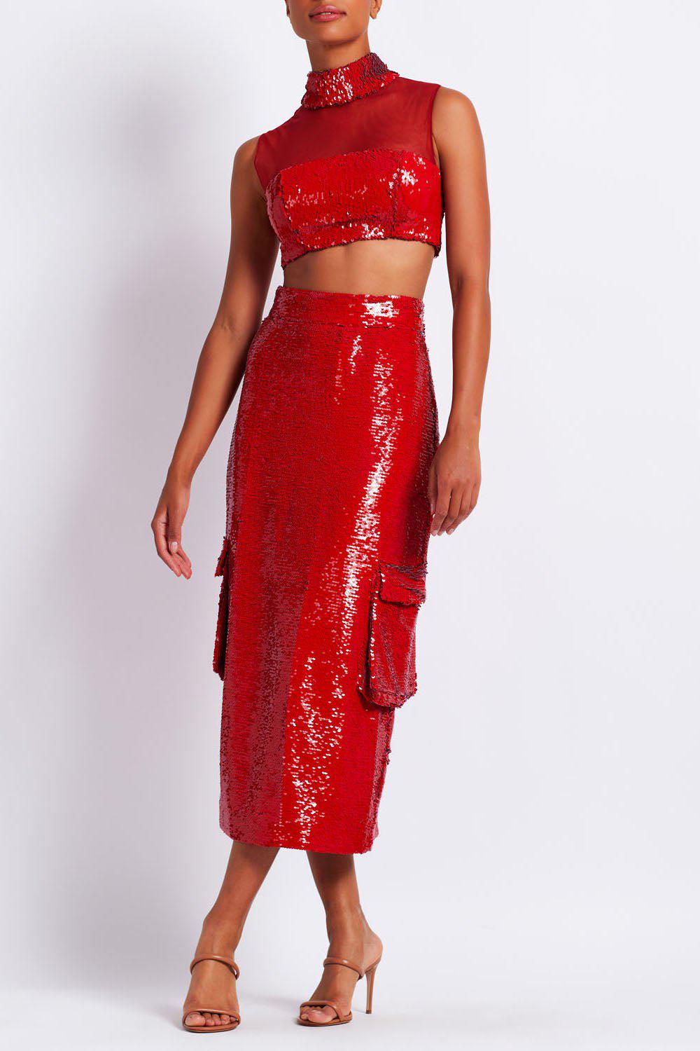 PATBO-Mock Neck Top-