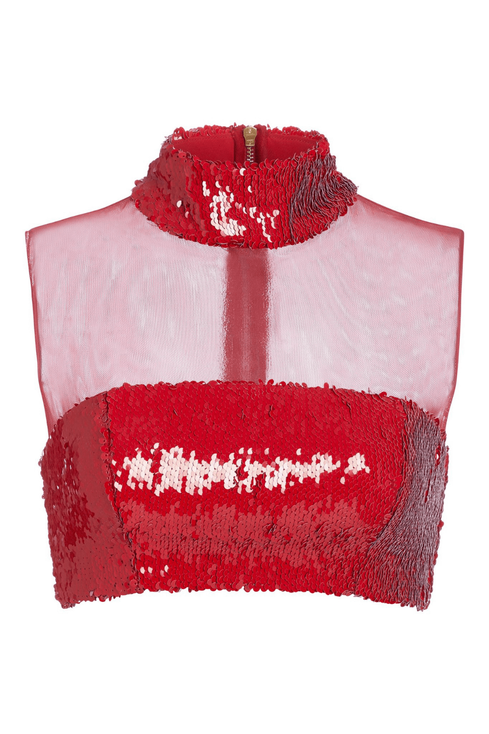 PATBO-Mock Neck Top-