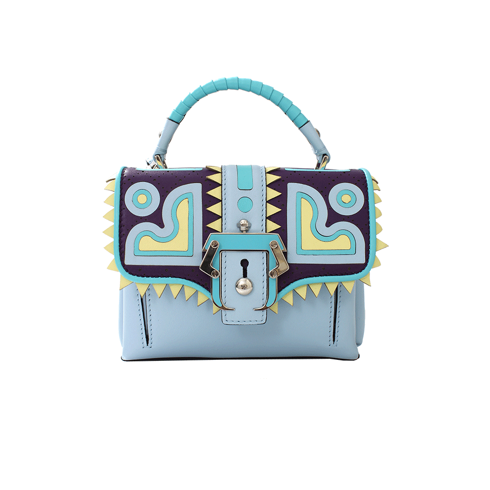 PAULA CADEMARTORI-Dun Dun Mini Top Handle Bag-PWDRBLU