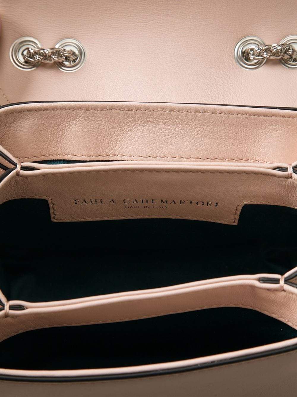PAULA CADEMARTORI-Faye Top Handle Bag-RED/NUDE