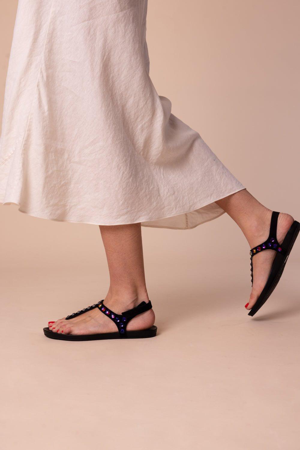 PEDRO GARCIA-Judith Sandal - Black-