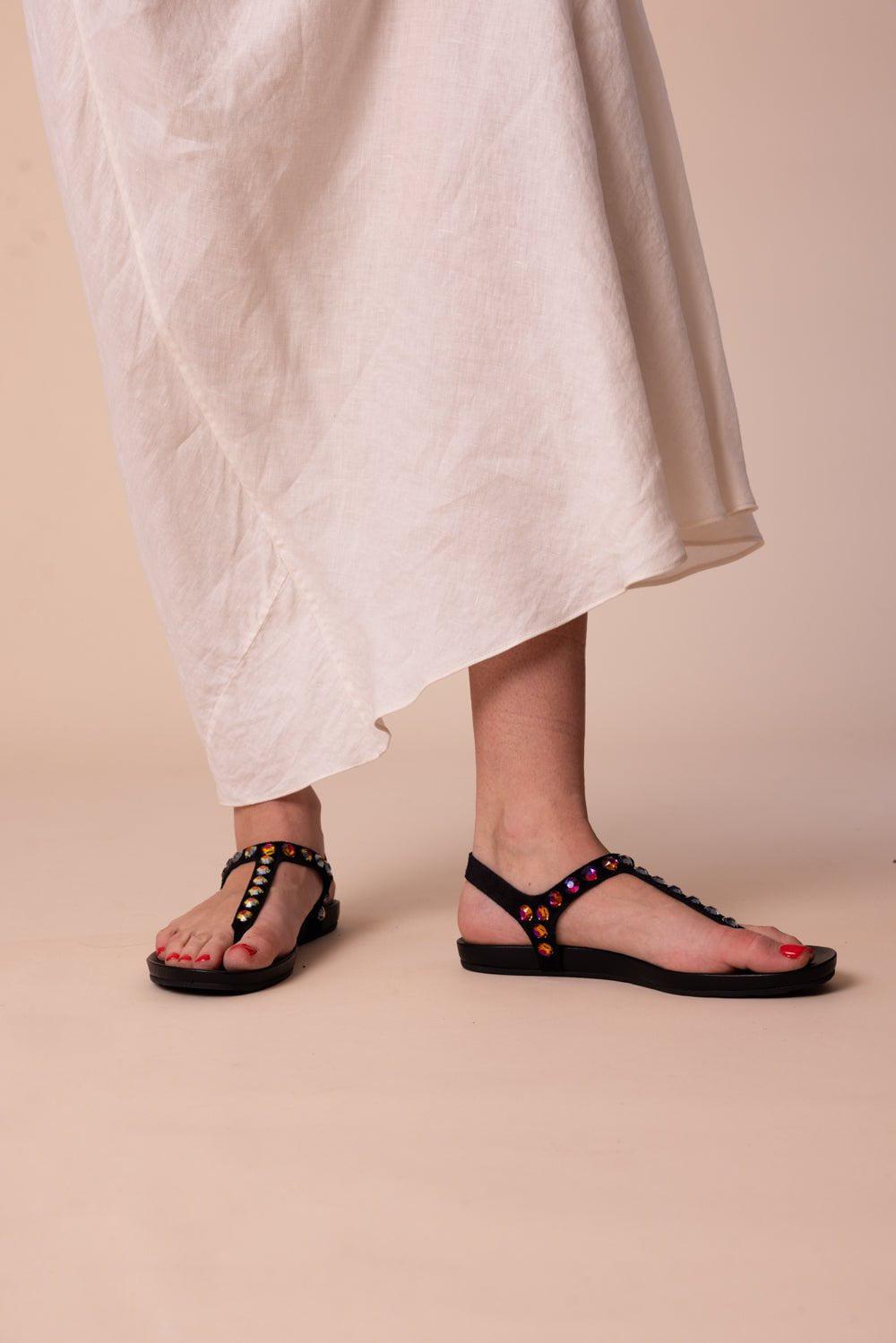 PEDRO GARCIA-Judith Sandal - Black-