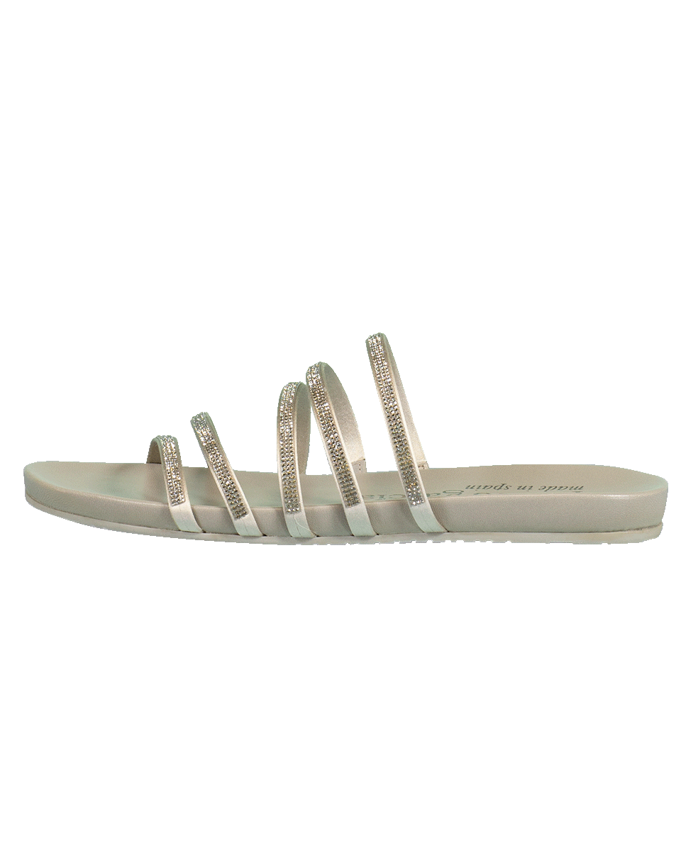 PEDRO GARCIA-Moonstone Gala Jeweled Strap Sandal-