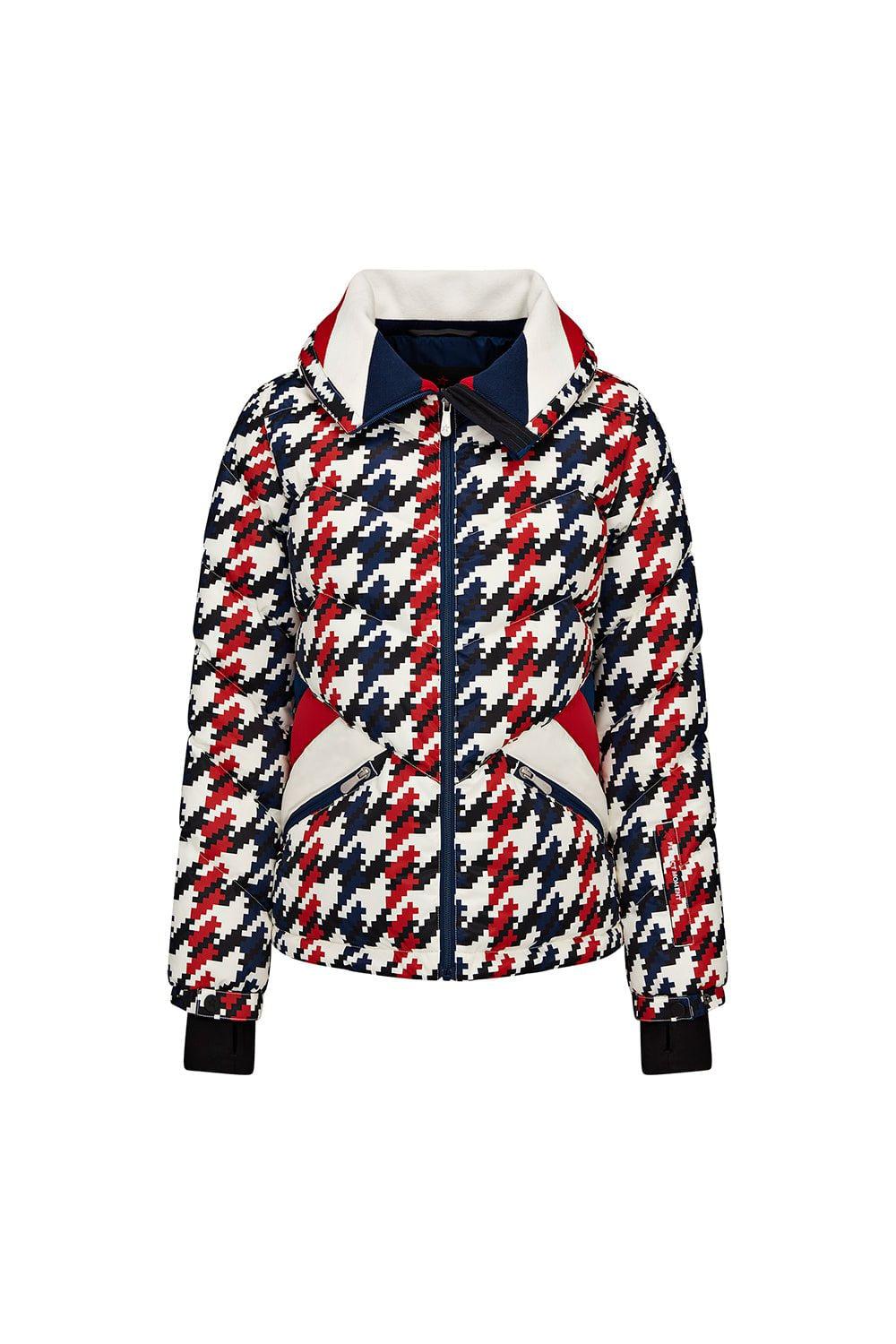 PERFECT MOMENT-Ski Duvet Jacket - Houndstooth-