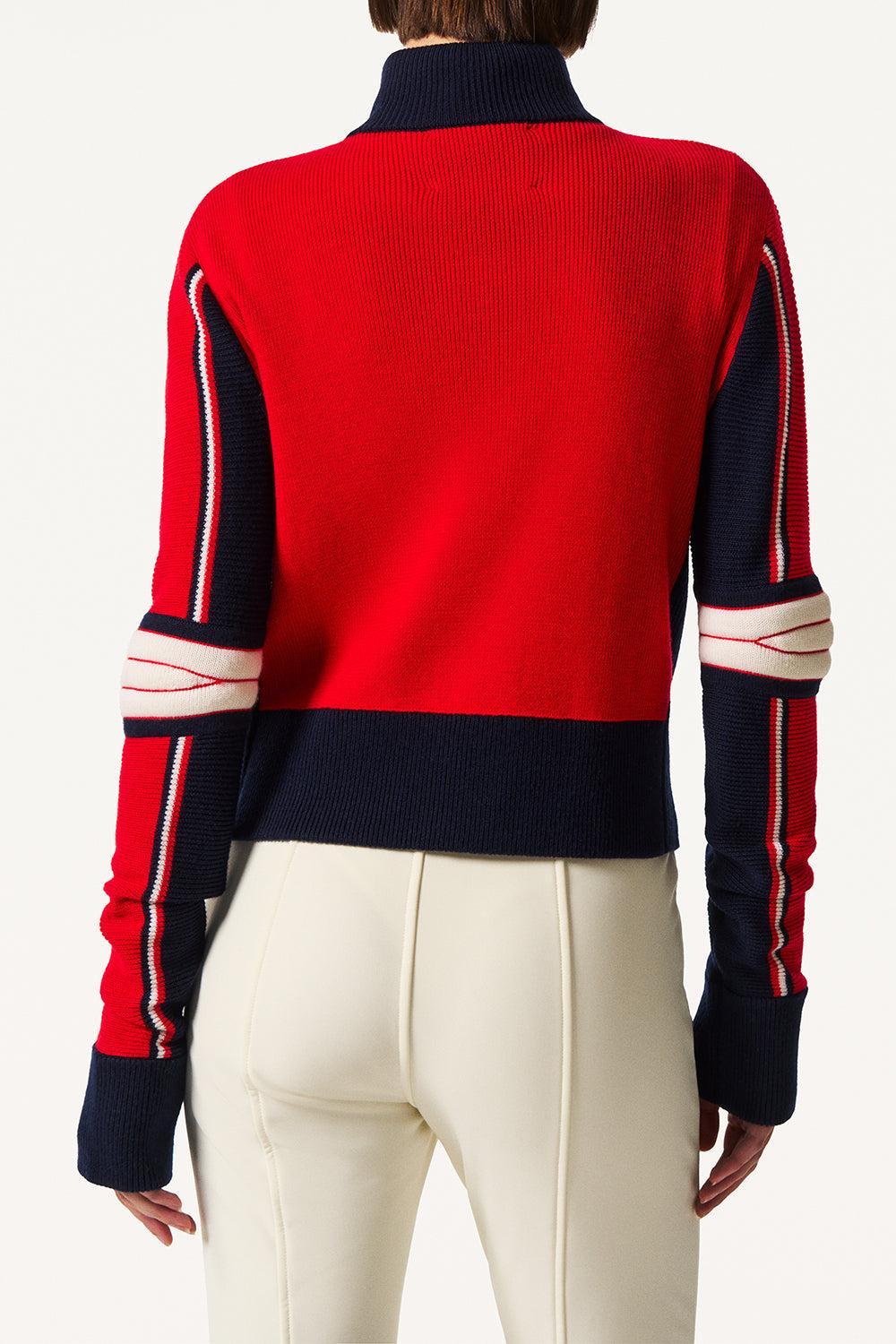 JG Zip Sweater-RED/NVY-XS-CLOTHINGJACKETCASUAL-PERFECT MOMENT