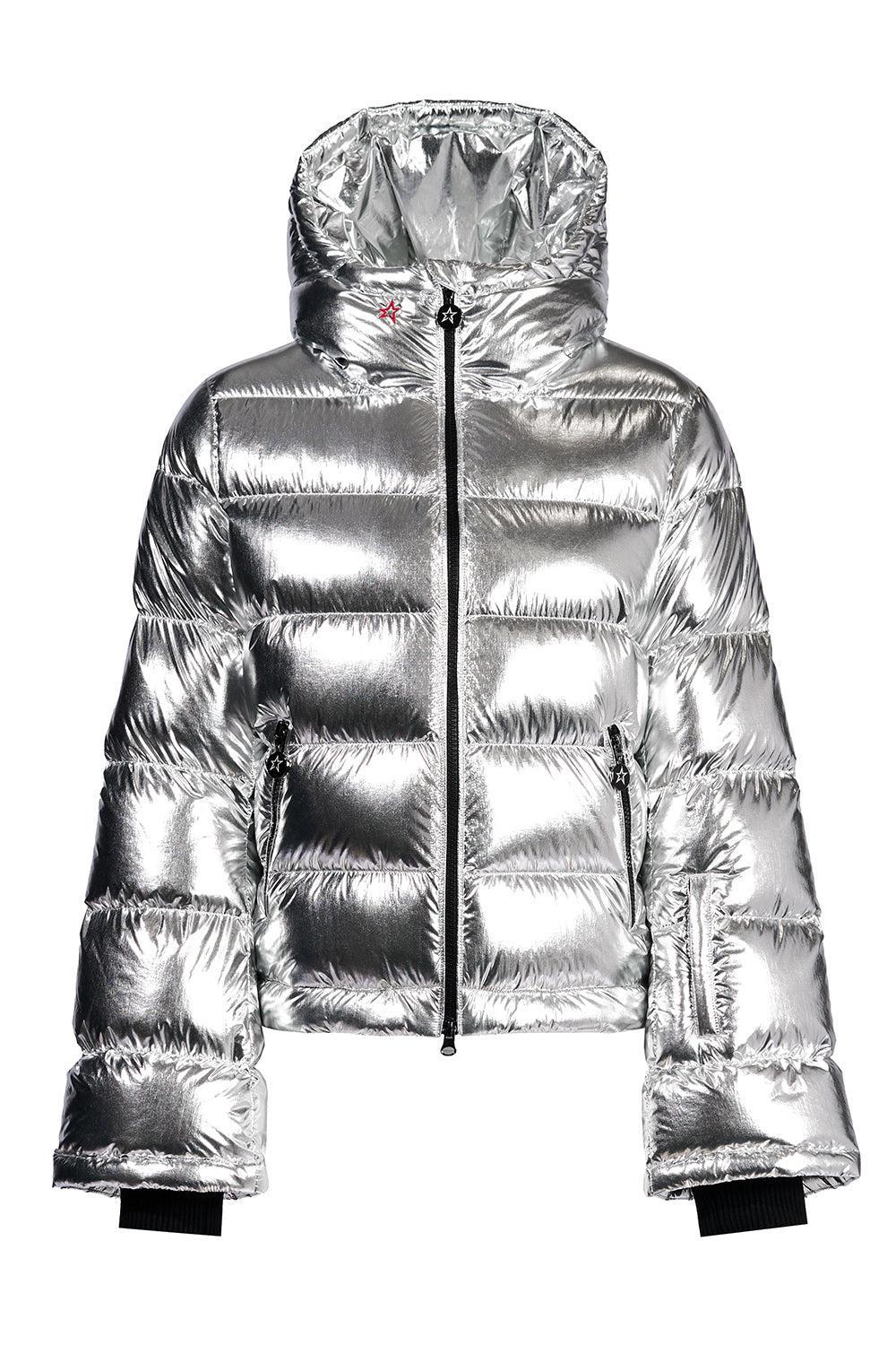 PERFECT MOMENT-Polar Flare Ski Jacket II - Silver Foil-