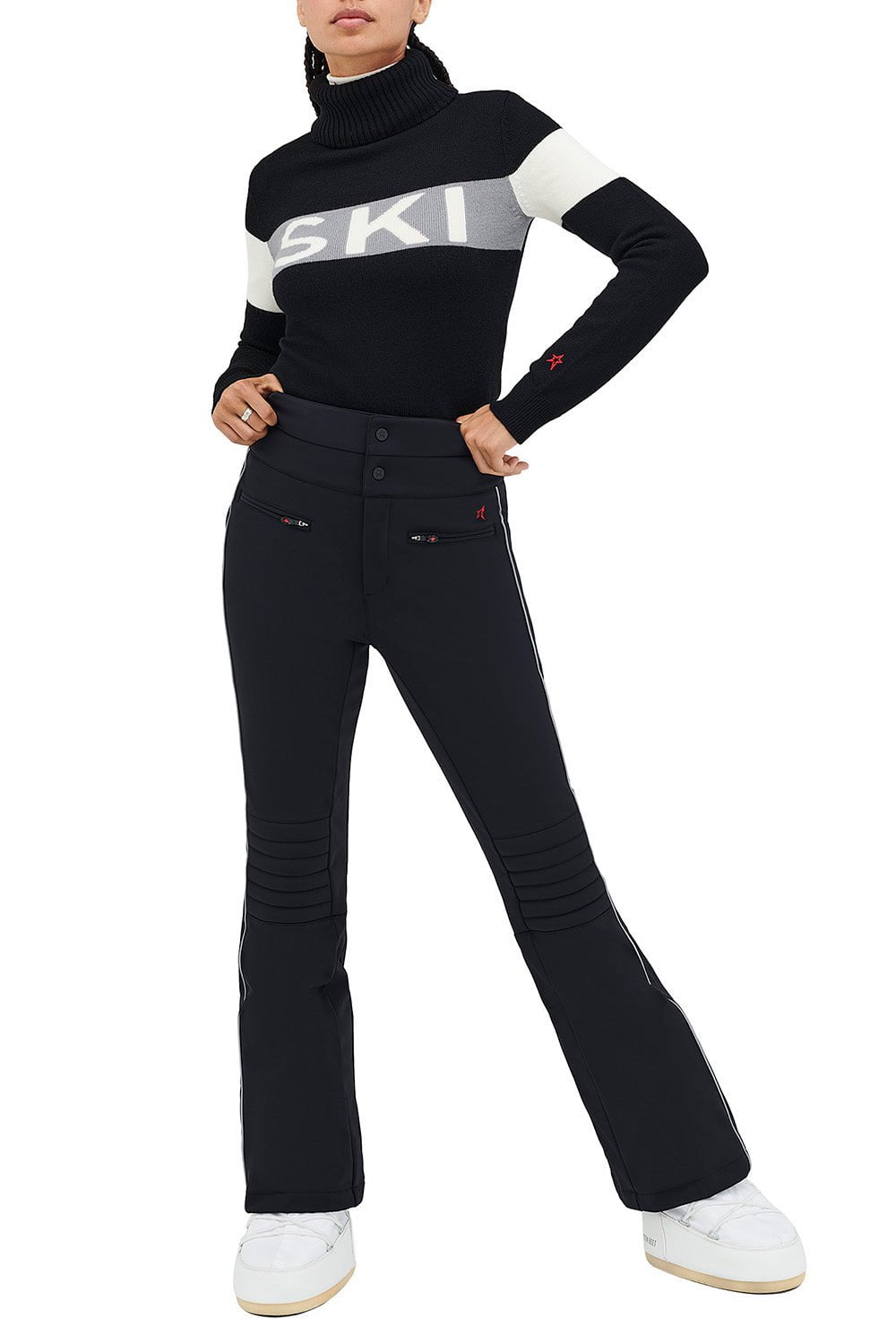 PERFECT MOMENT-Linda Ski Pant - Black-