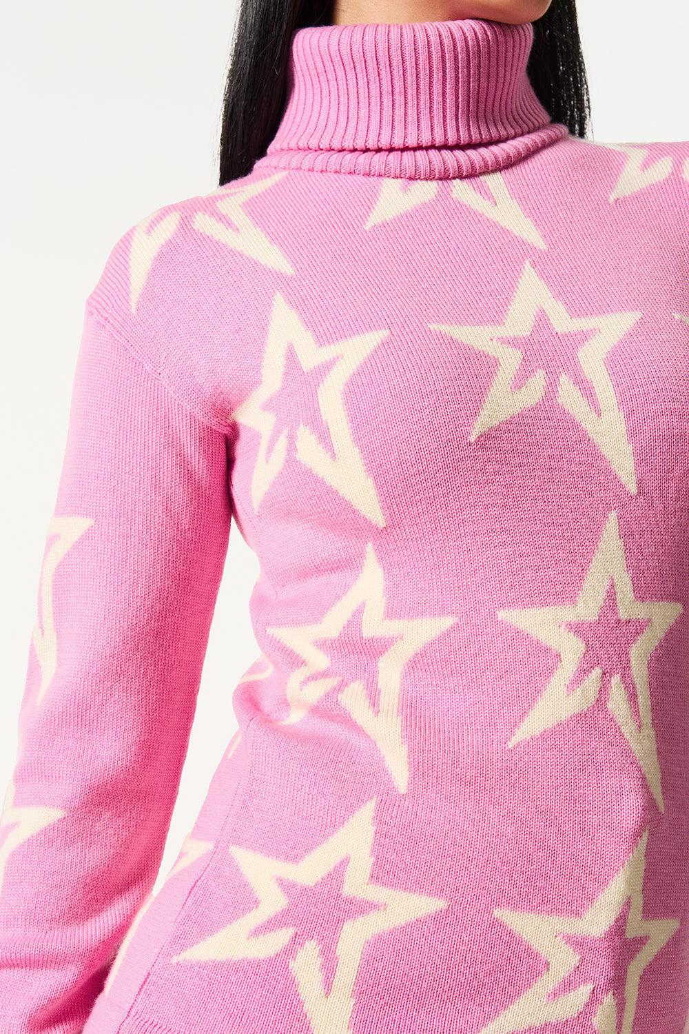 Star Dust Sweater - Lilac White-LLCSNWWH-XS-CLOTHINGTOPSWEATER-PERFECT MOMENT