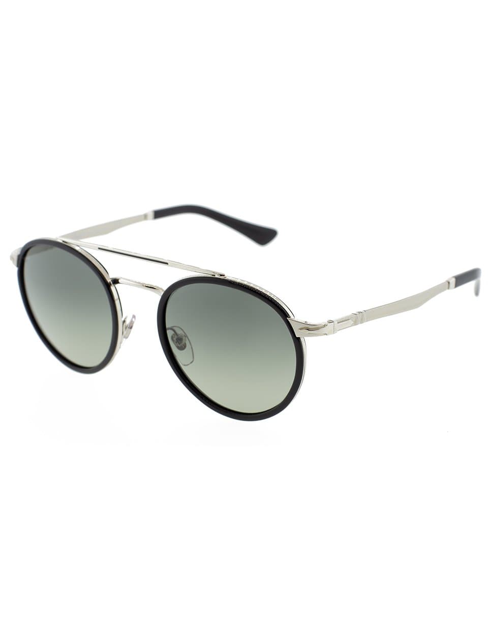 PERSOL-Steel Men's Sunglasses-SLVR/GRY